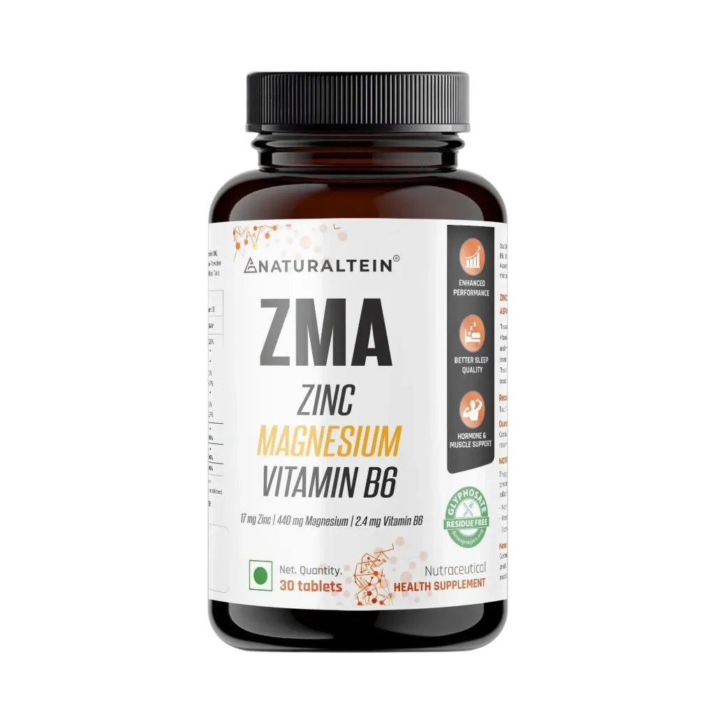 Naturaltein ZMA (Zinc Magnesium Vitamin B6)